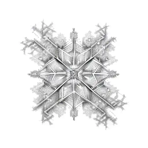 Snowflake With Dna Coming Out