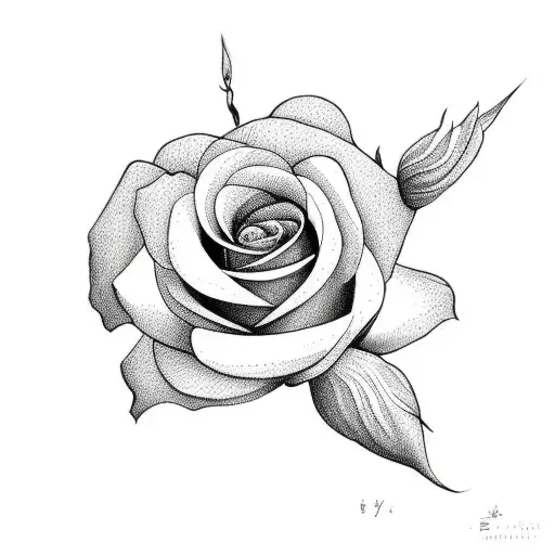 Red Flower Blue Rose