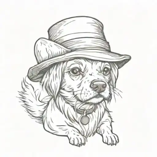 Little Dog With A Hat