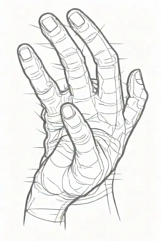 A Cartoon Style Image Of A Hand Showing The Middle Finger Coming Out Of The Hole