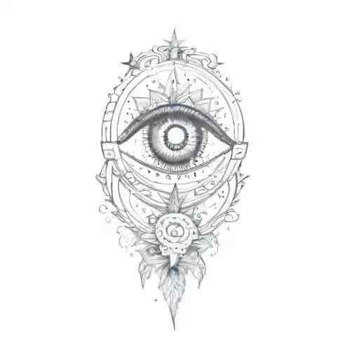 An Eye With A Star In The Middle