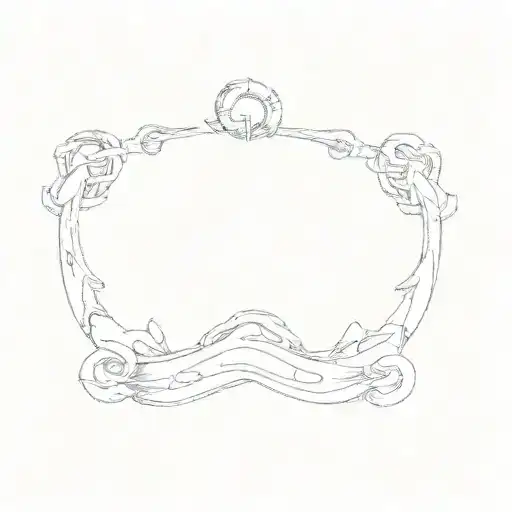 The Sketch On The Outside Of The Anchor