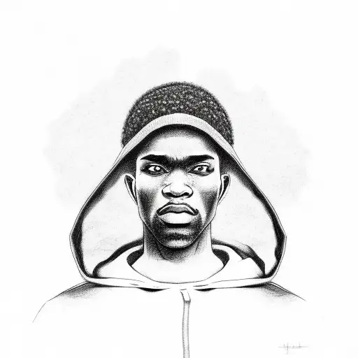 Black Man With Hoodie