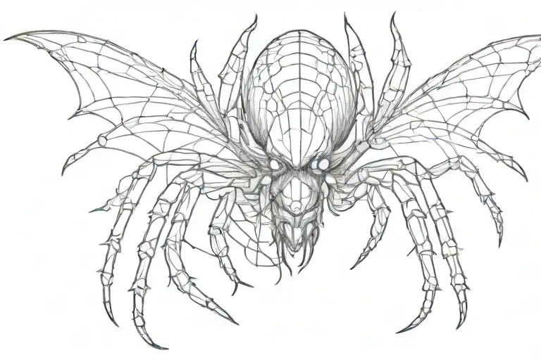 Spider With Wings