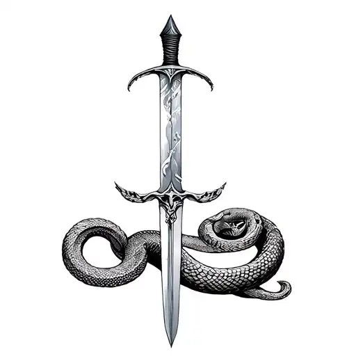 A Sword And A Snake