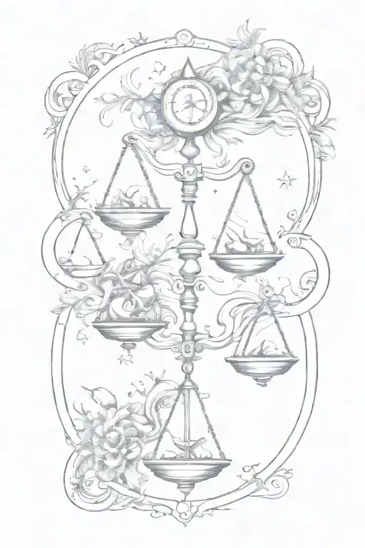 Libra Pisces Sign Combined