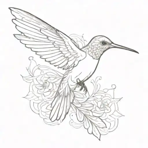 Flying Hummingbird