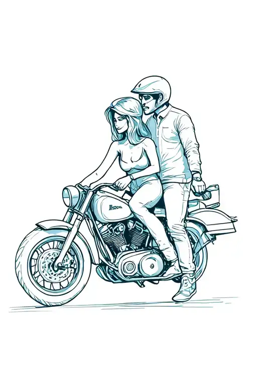 Puzzle Piece Husband And Wife We Ride Motorcycles