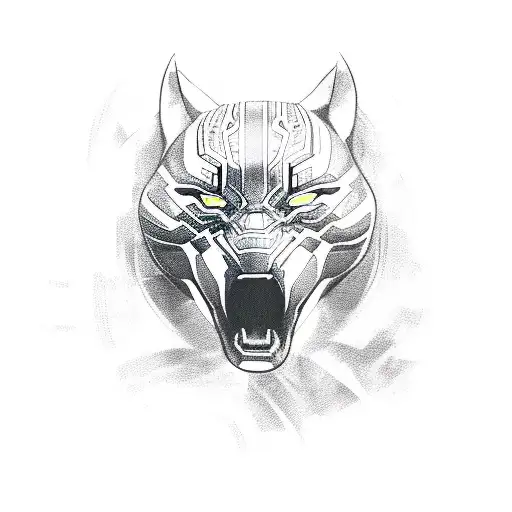 Black Panther In Fight