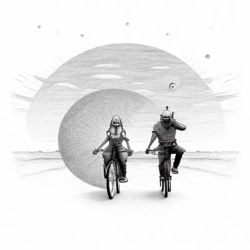 You And Me Together Riding Into The Sun