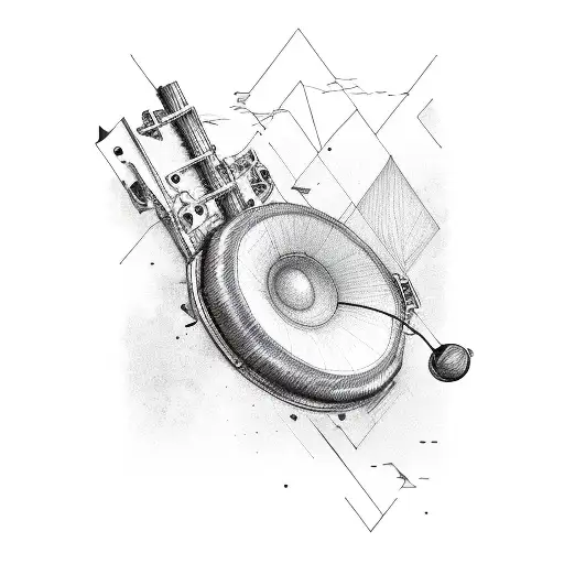 Bass Music Abstract Speaker