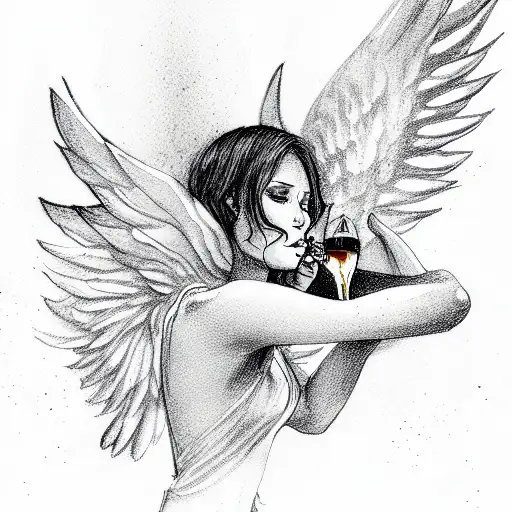 Angel With Alcohol