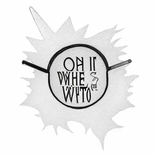 Silhouette Of A Guy Smoking Weed On A Beach At Sunset With The Words Chosen 1 In The Background