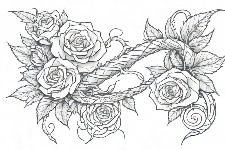 Dagger Snake Roses Thorns Sternum