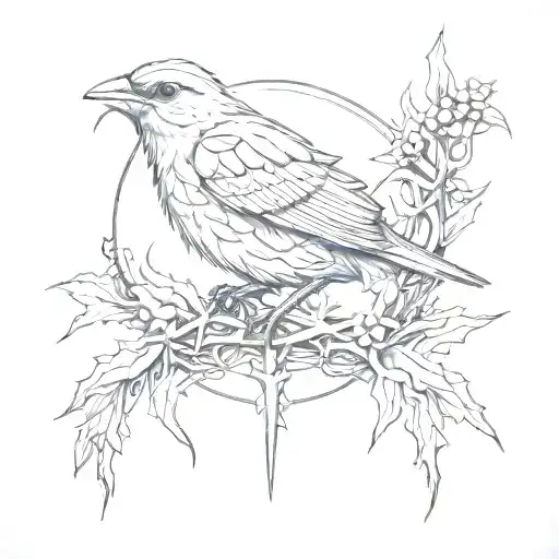 Crown Of Thorns & Little Bird