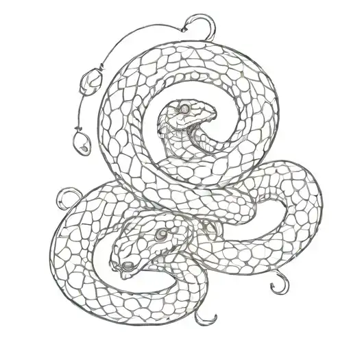 Snake Piercing Through Scorpio