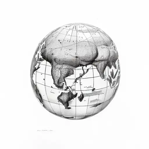 Bald Headed Atlas Holding The World