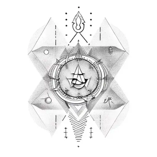 Craft A Minimalist Tattoo Showcasing The Horoscope Symbol Of Aries Formed By Overlapping J Letter