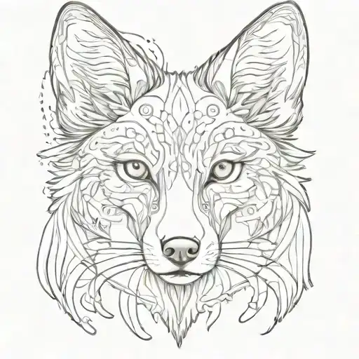 Coyote With Eidelweiss Eyes