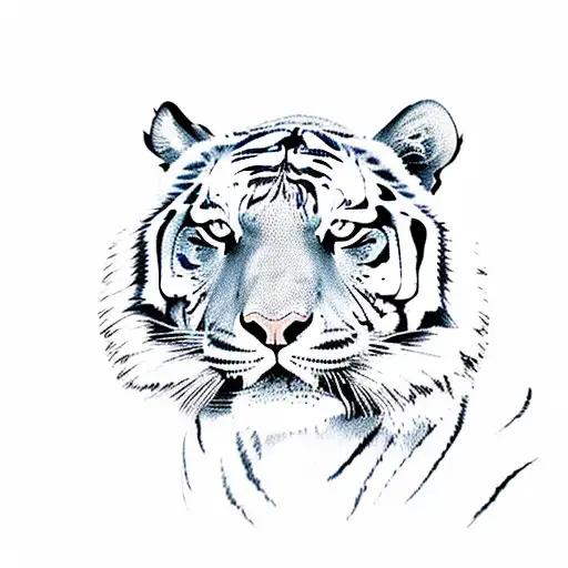 Tiger And Waterfalls