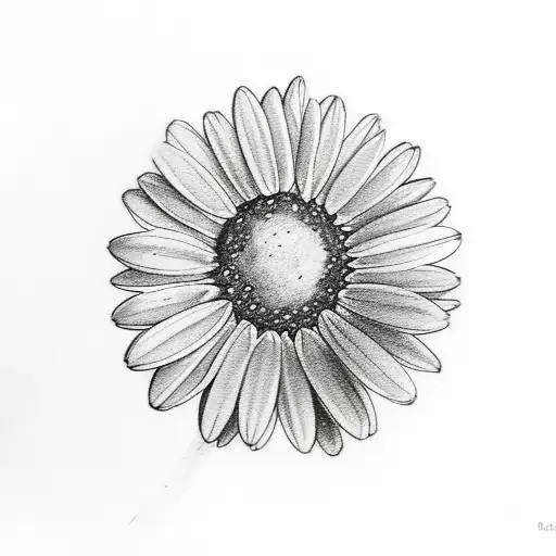 Babies Hand Holding Daisy