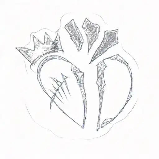 A Heart With A Crown On It
