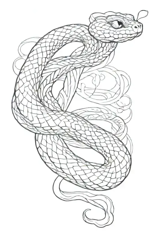 Black Snake And Red Licorice