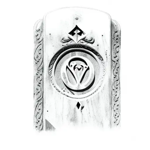 Gravestone With Semicolon