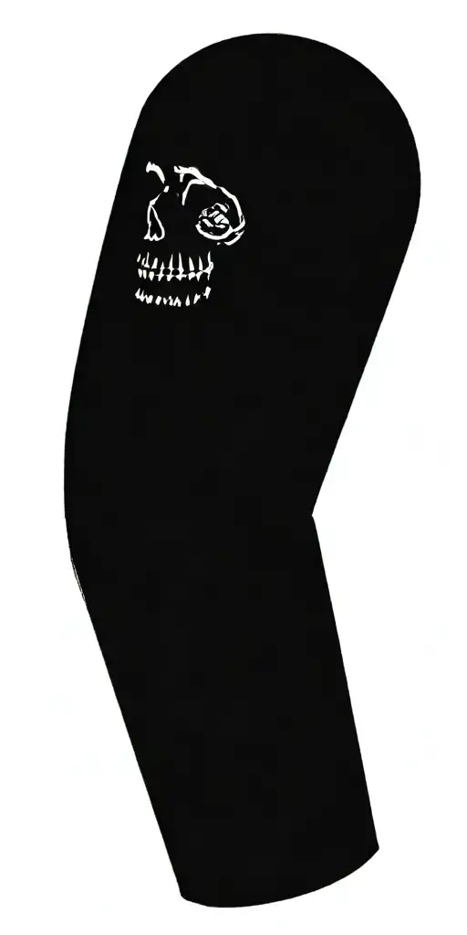 Skulls And Roses Prison Tattoo Design Inspired