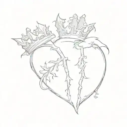 A Heart With A Crown On It