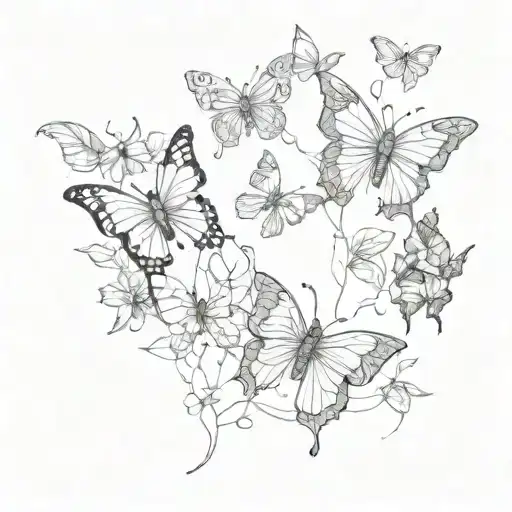 Butterflies And Nature