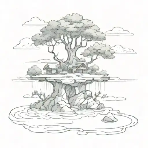 Floating Tree Island