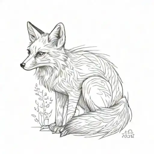 Fluyng Fox Sitting