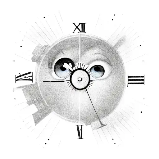 Clock With Eye Inside Eye Have A Family