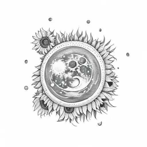 Sunflowers Moon Arrows