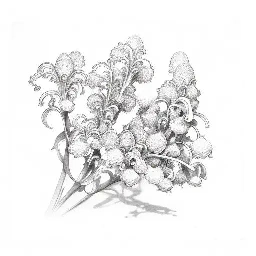 Marigold And Lily Of The Valley