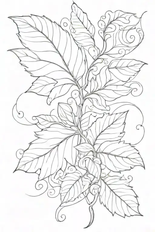 Love Symbol Leaf Flower