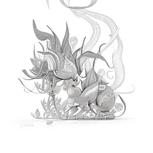 Lilly And Freya Names In A Plant