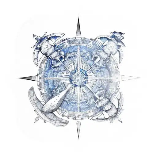Blue Turtle Compass