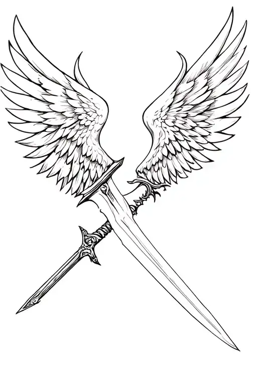 Sword And Wing Fused