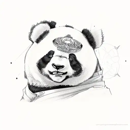 A Badass Anime Panda Bear