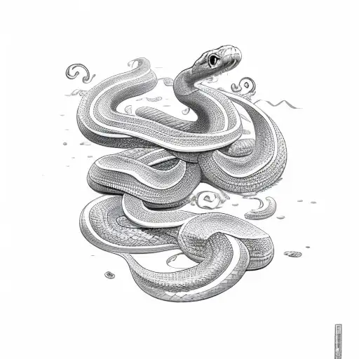 Snake With Waves