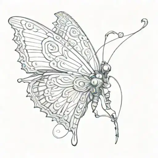 Butterfly Whose Heart Was Pierced By A Katana