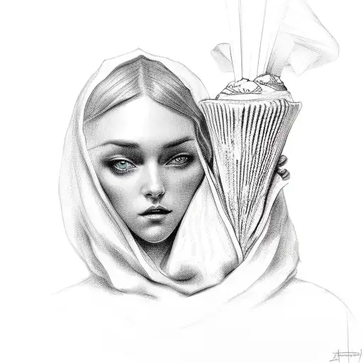 Holy Mother May Holding Crepes