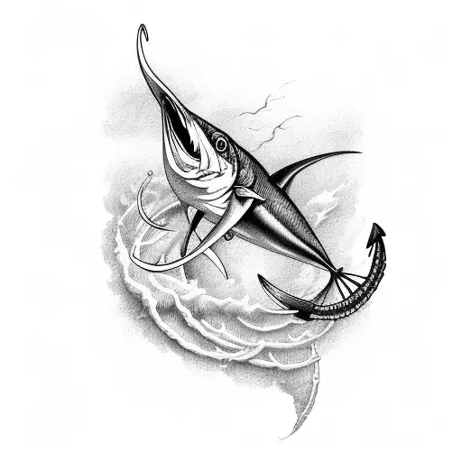 Swordfish And Anchor
