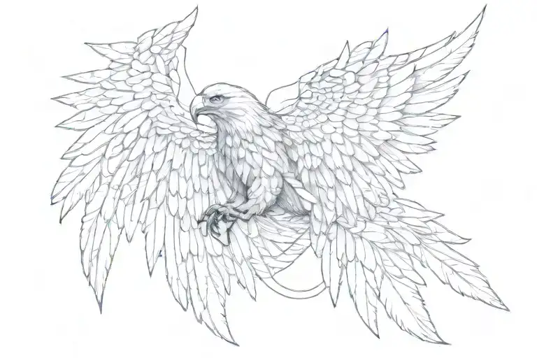 Eagle Wings With Quote