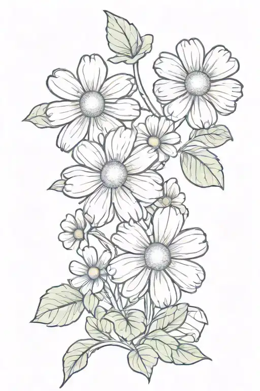 One Daisy And One Four Leaf Clover