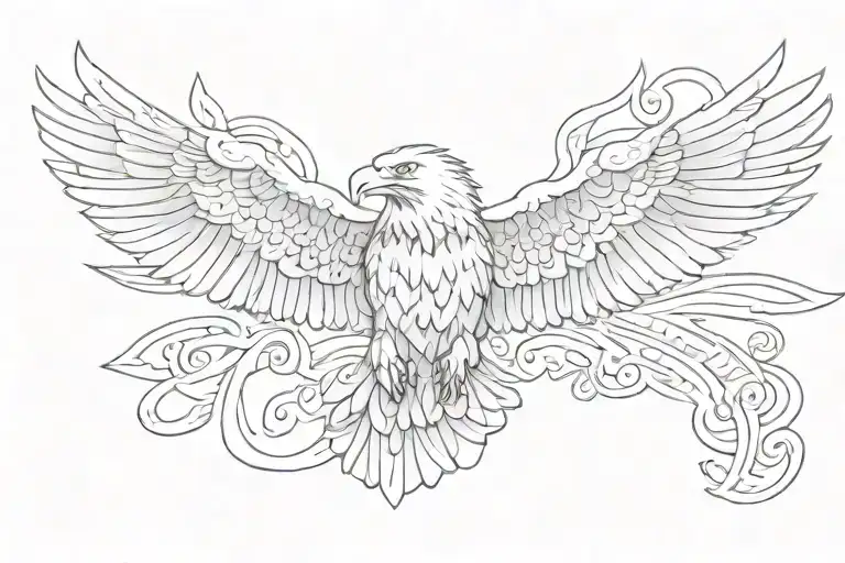 Flying Eagle Featuring Ynwa Letters