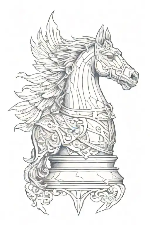 Knight Chess Piece But Instead Of A Horse Head It Is A Bird
