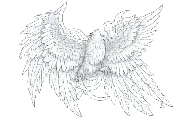 Eagle Wings With A Quote Written